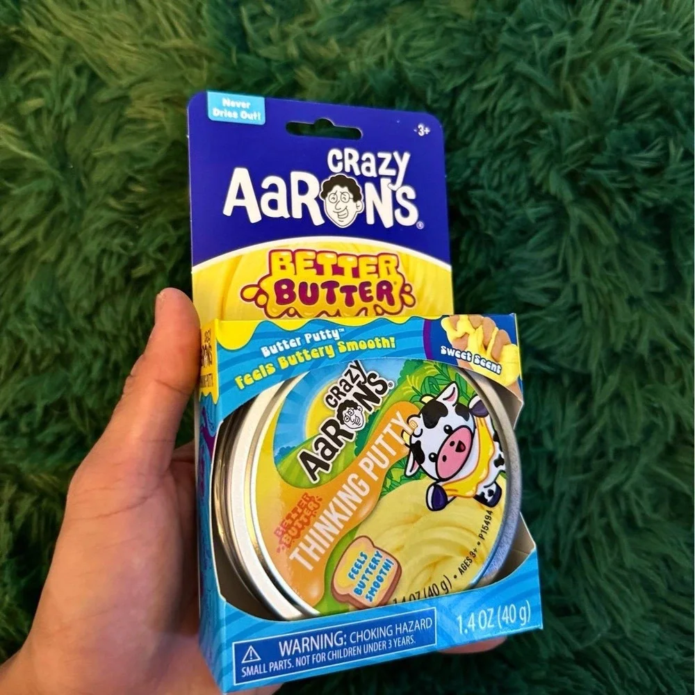 6 Crazy Aaron's Better Butter 3.5 Thinking Tin Squishy